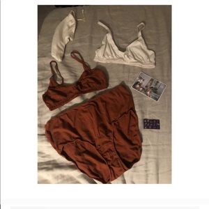 Pansy XL rust underwear